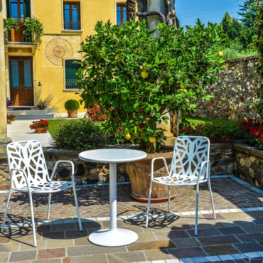 sedie metallo per esterno