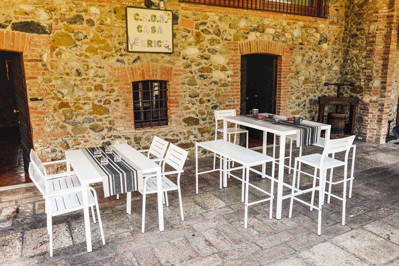arredamento da esterno per bar e locali di piccole dimensioni